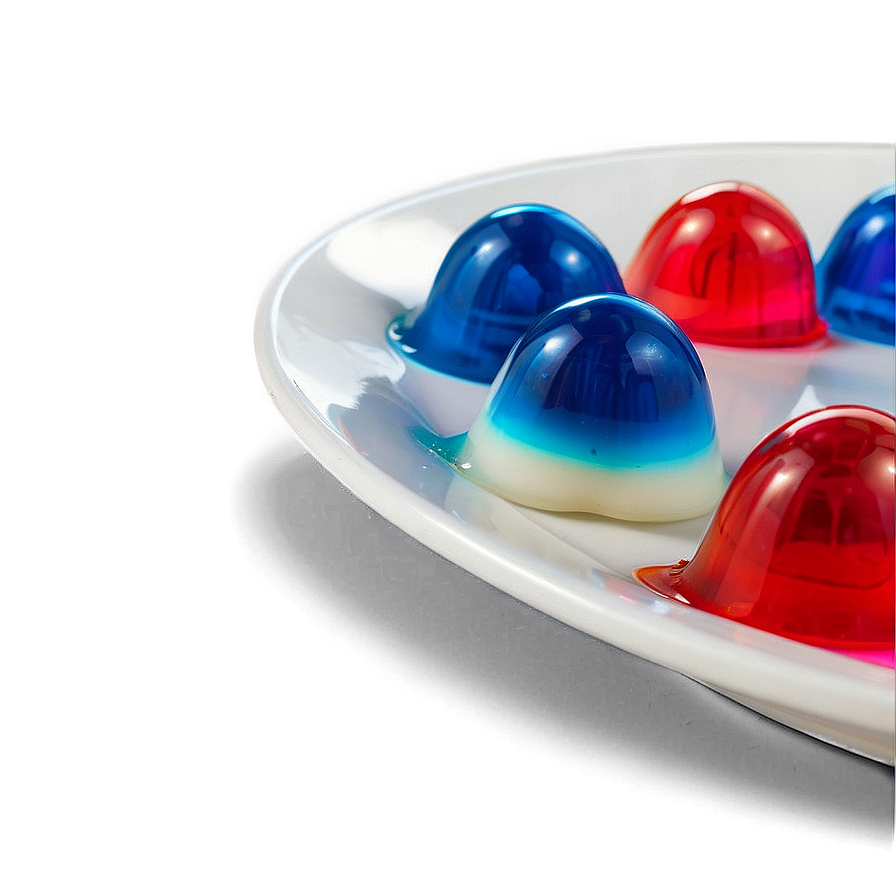 Red White And Blue Jello Salute Png Poe86