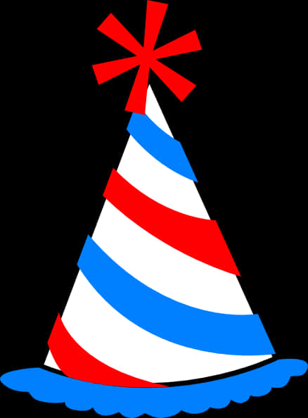 Red White Blue Party Hat