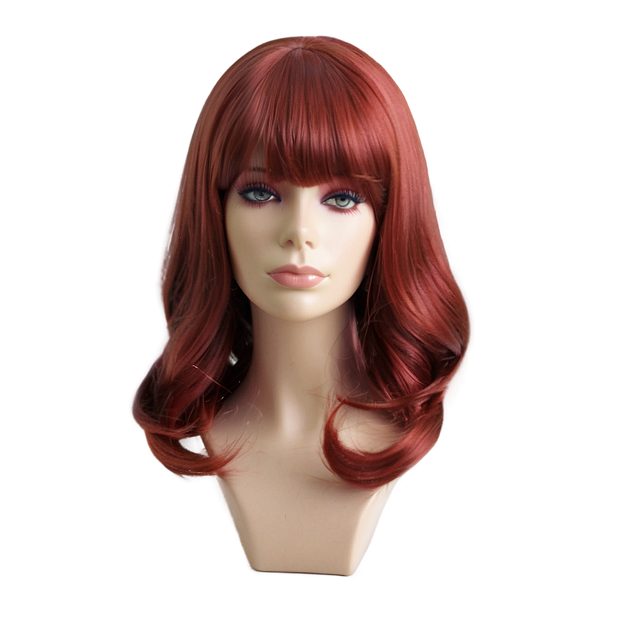 Red Wig Png Dvy68