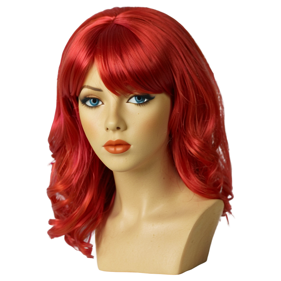 Red Wig Png Req22