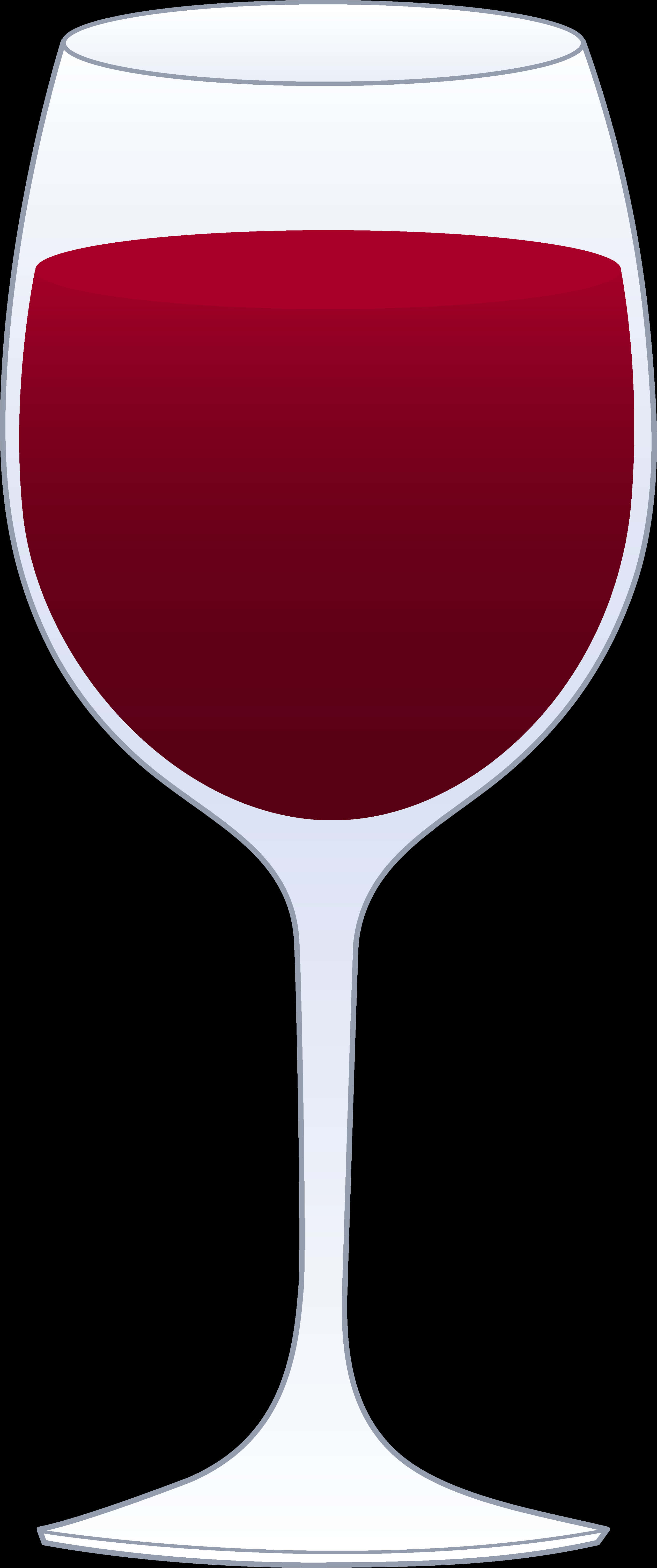 Red Wine Glass Vector Illustration