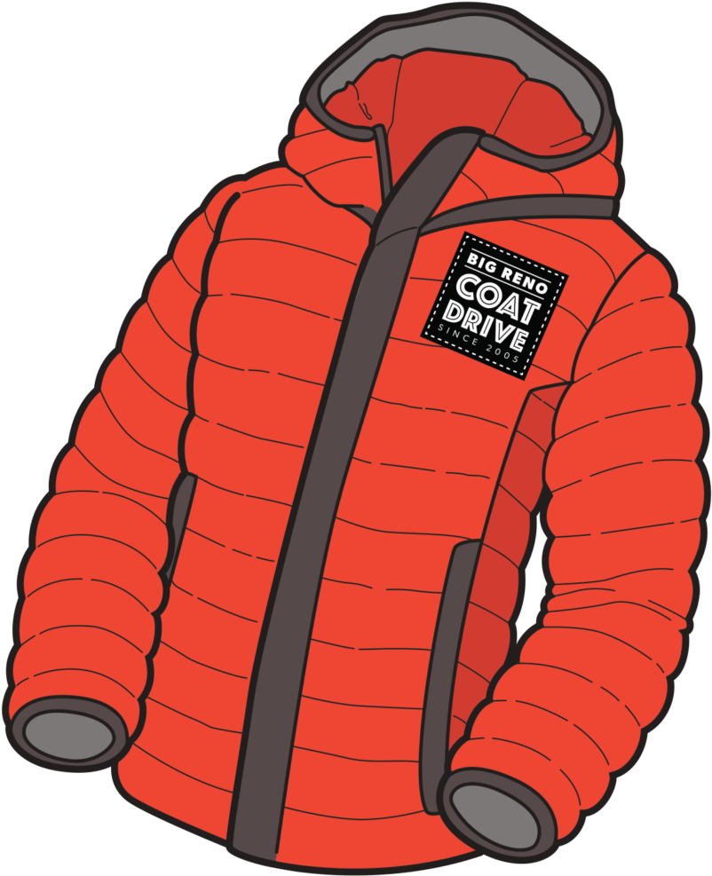 Red Winter Coat Illustration