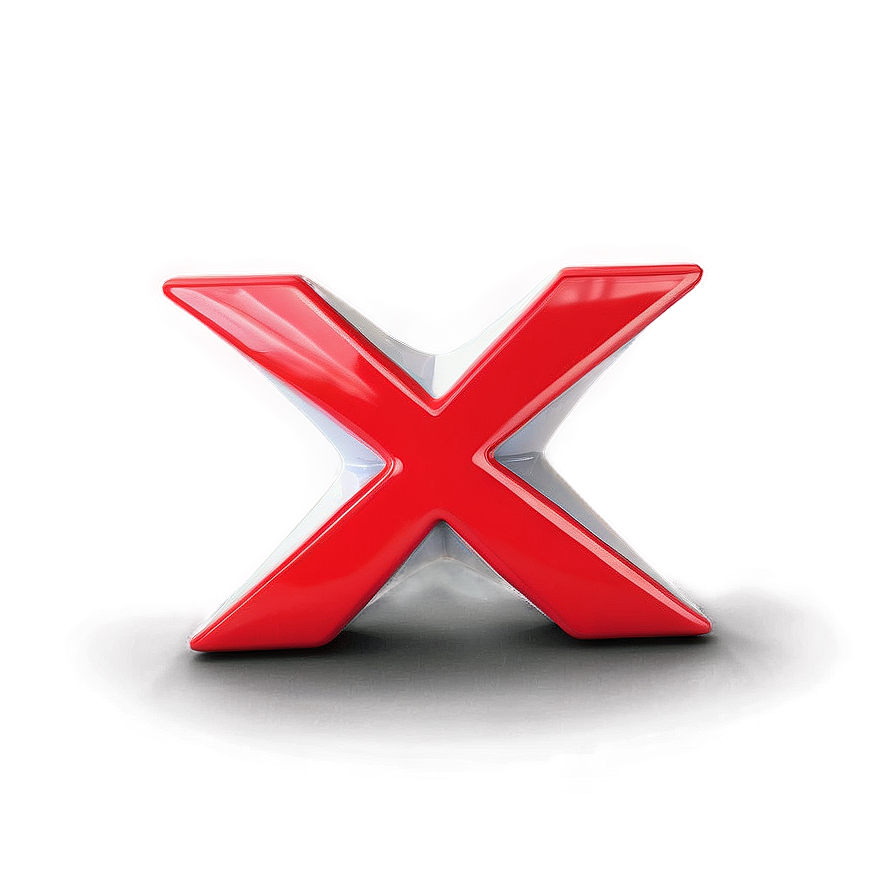 Red X For Digital Content Png 06122024