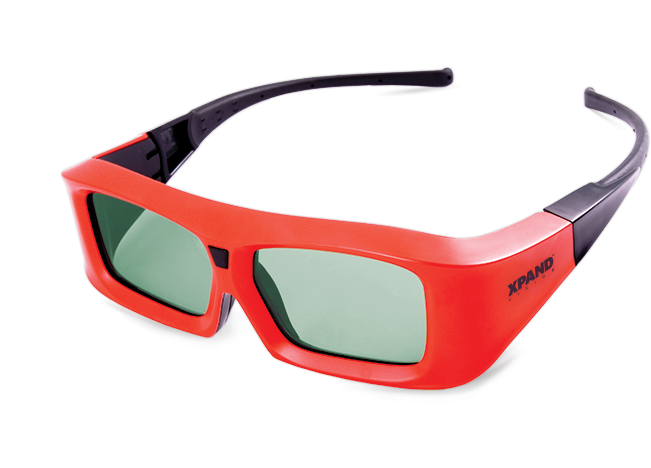 Red3 D Cinema Glasses