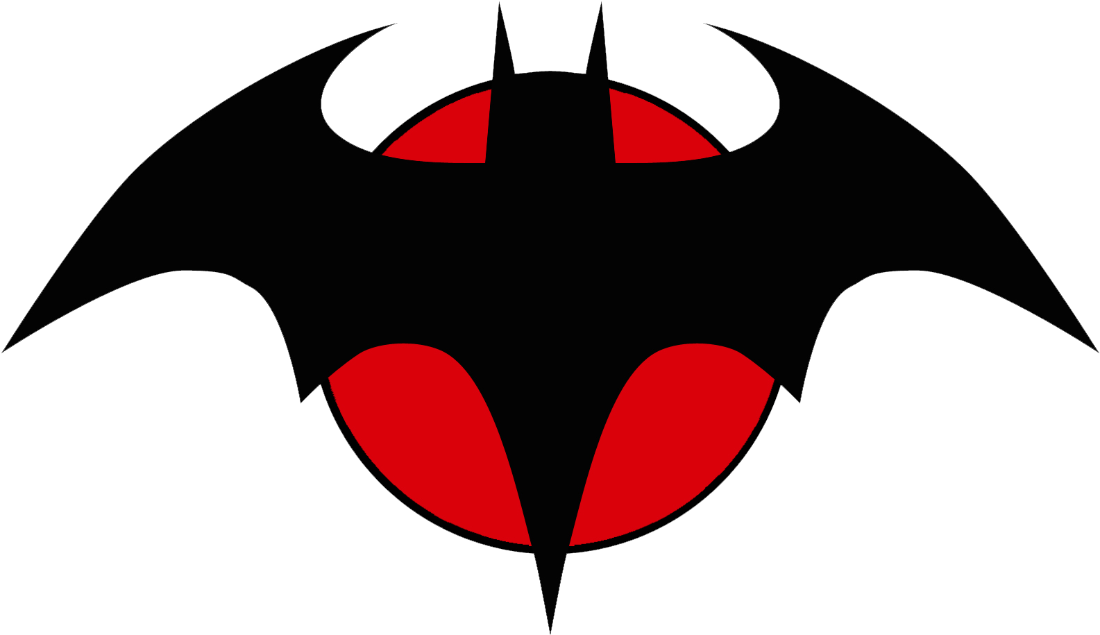 Redand Black Batman Logo