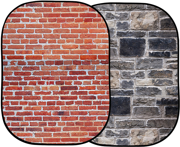 Redand Black Brick Walls