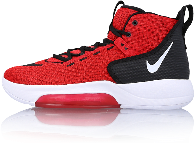 Redand Black Nike Basketball Shoe