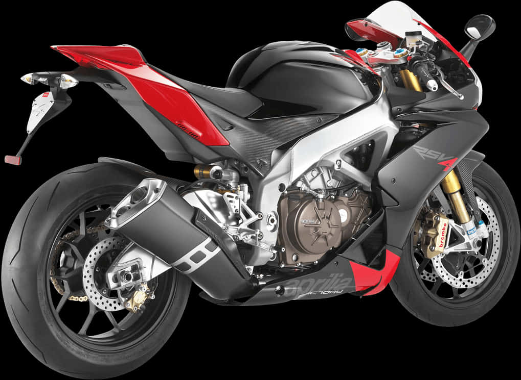 Redand Black Sportbike H D