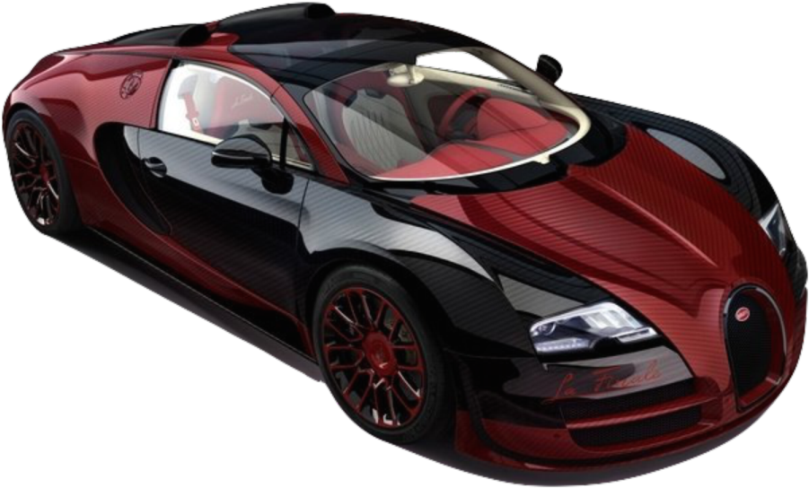 Redand Black Sports Car3 D Model