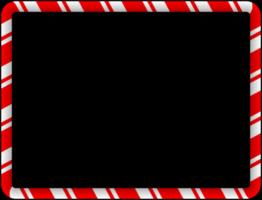 Redand White Candy Stripe Border