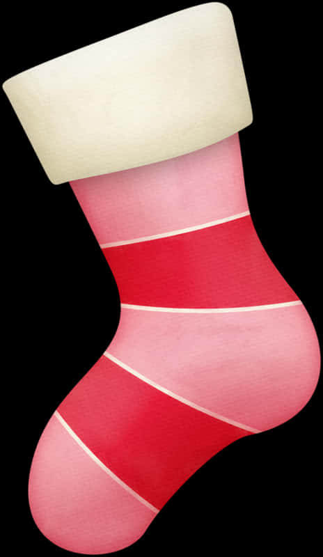 Redand White Christmas Stocking