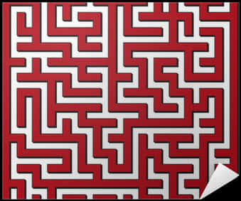 Redand White Complex Maze