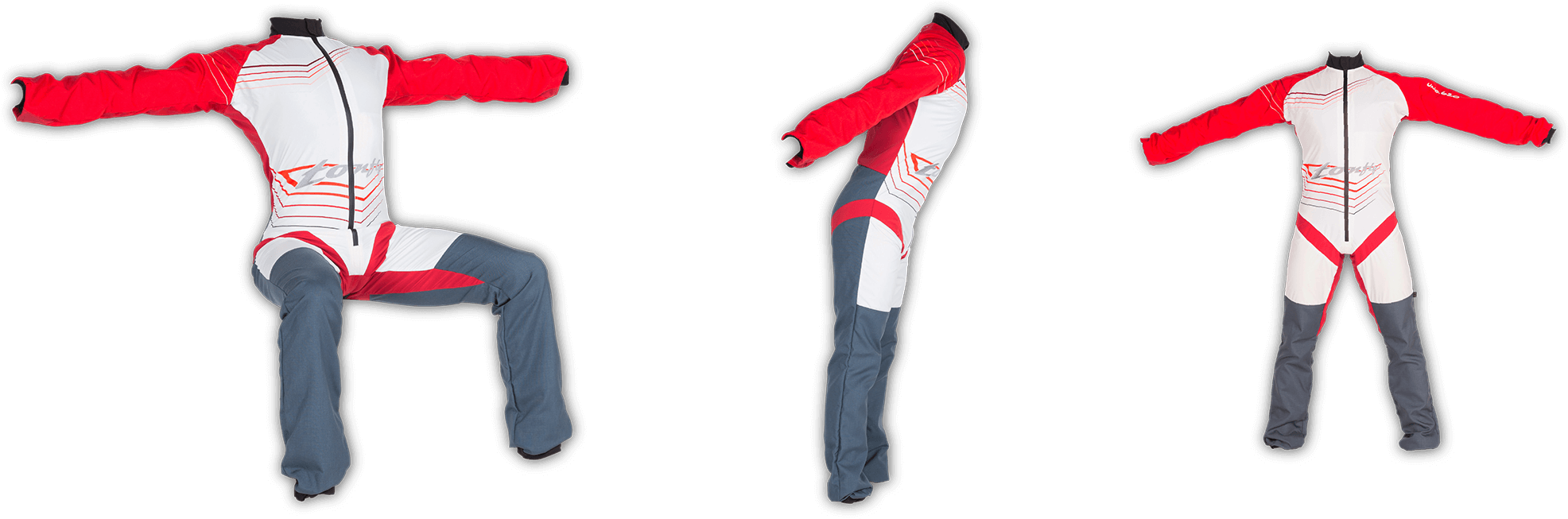 Redand White Racing Suit Triptych