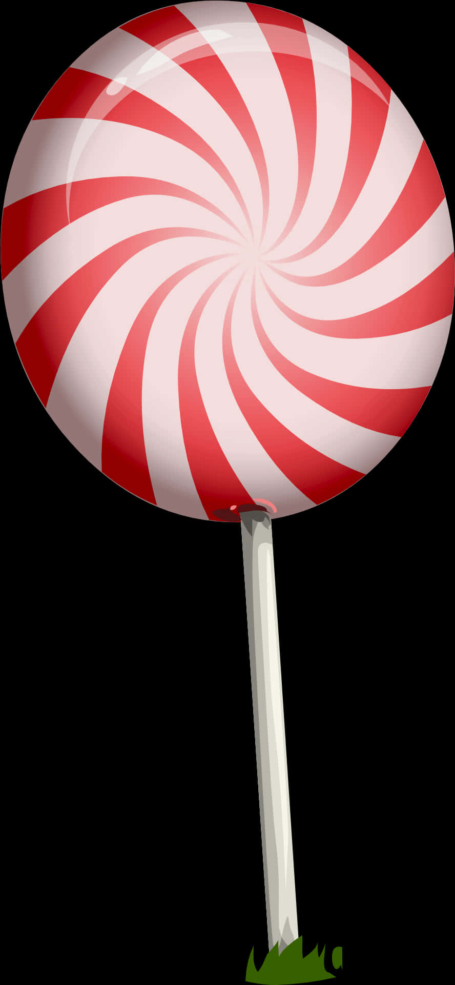 Redand White Swirl Lollipop