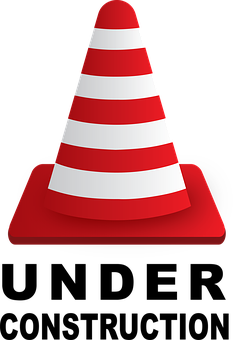 Redand White Traffic Cone Graphic