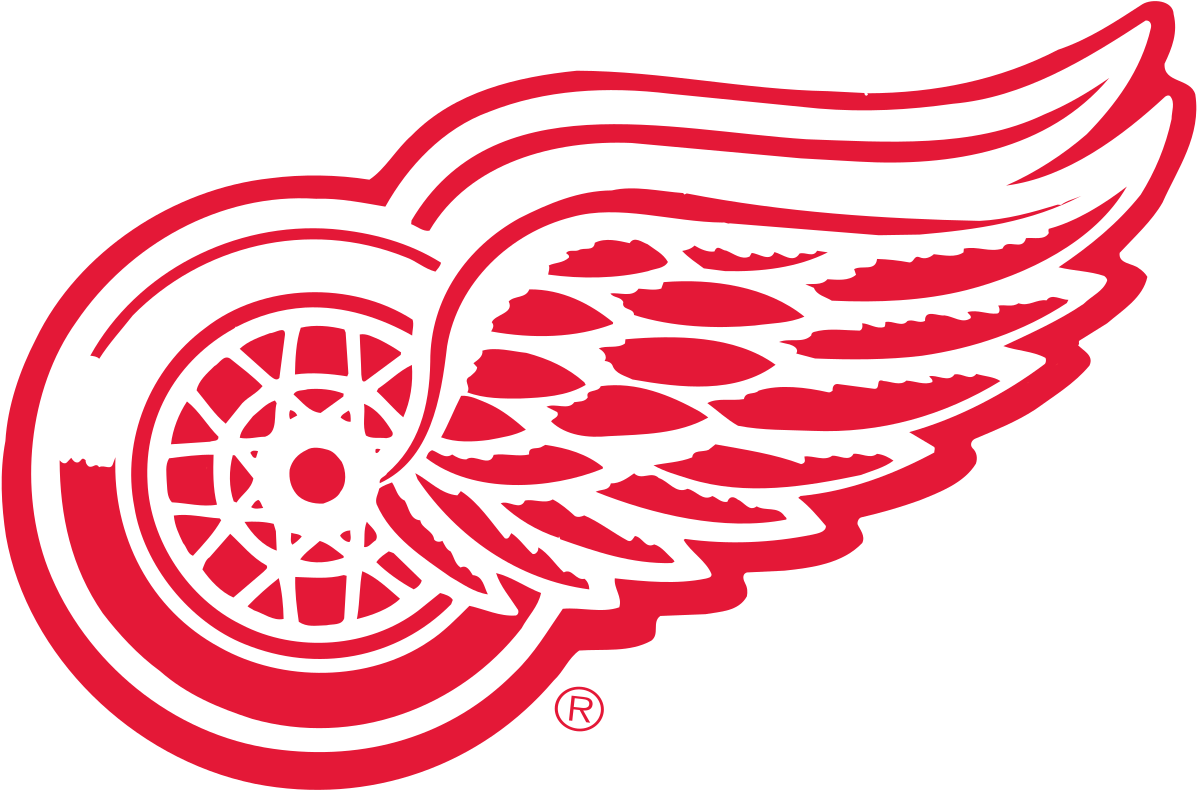 Redand White Winged Wheel Logo