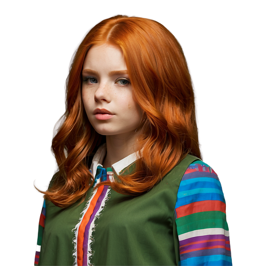 Redhead Girl Hair Png Ctj64