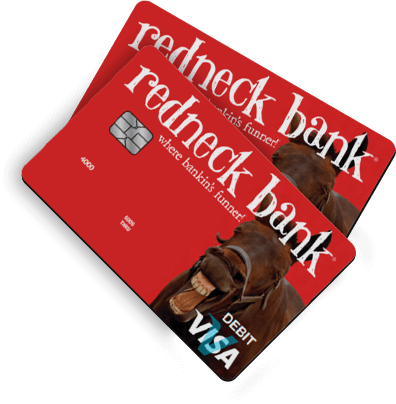 Redneck Bank Debit Card