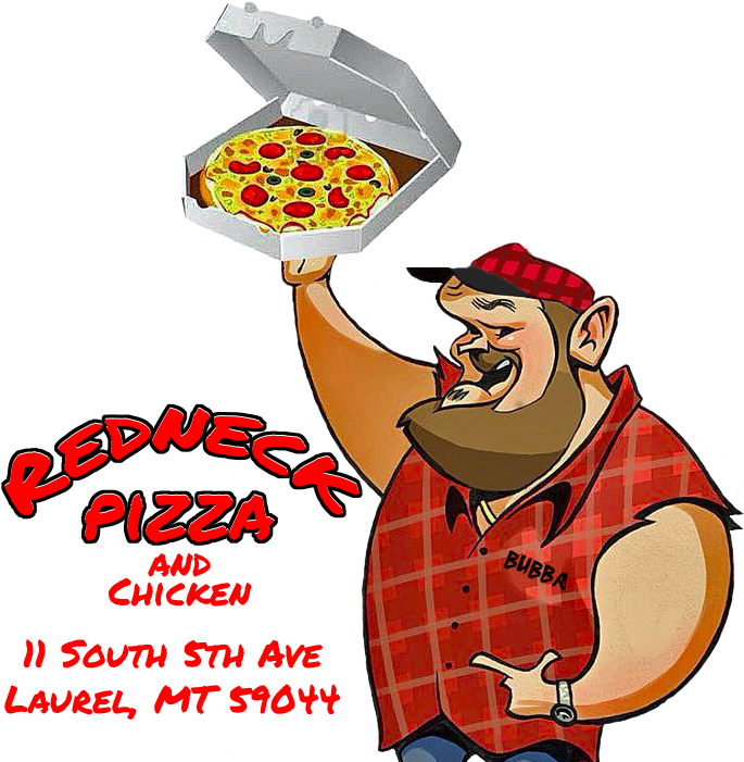 Redneck Pizza Advertisement