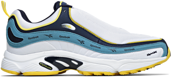 Reebok Classic White Navy Yellow Sneaker