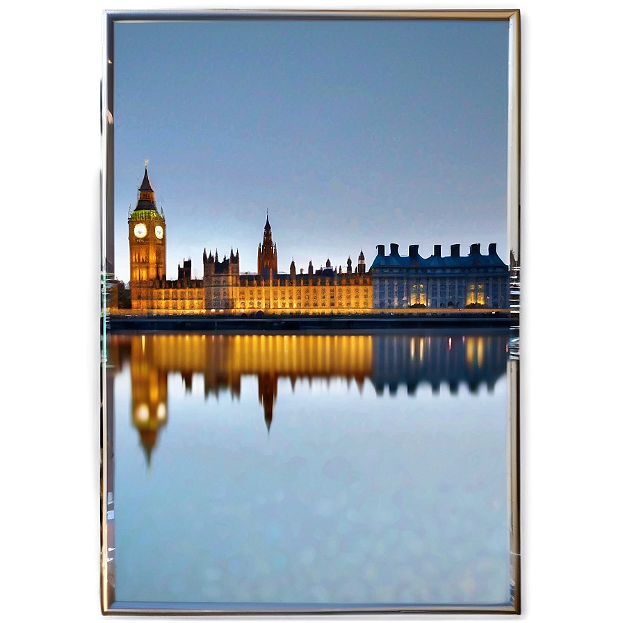 Reflection Of Big Ben Png Ipk17