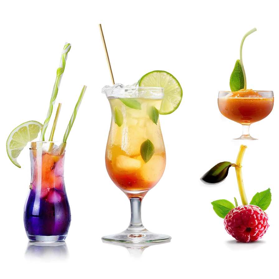 Refreshing Cocktail Blends Png Hwm84