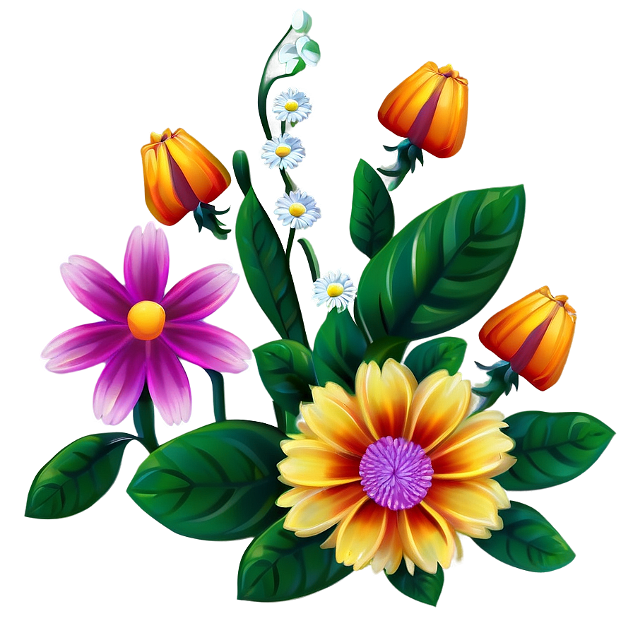 Refreshing Cute Flowers Png 06292024