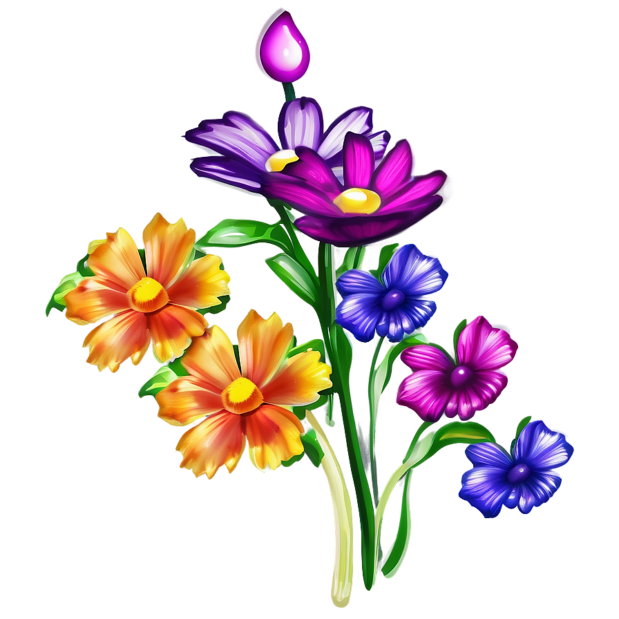 Refreshing Cute Flowers Png Qmb32