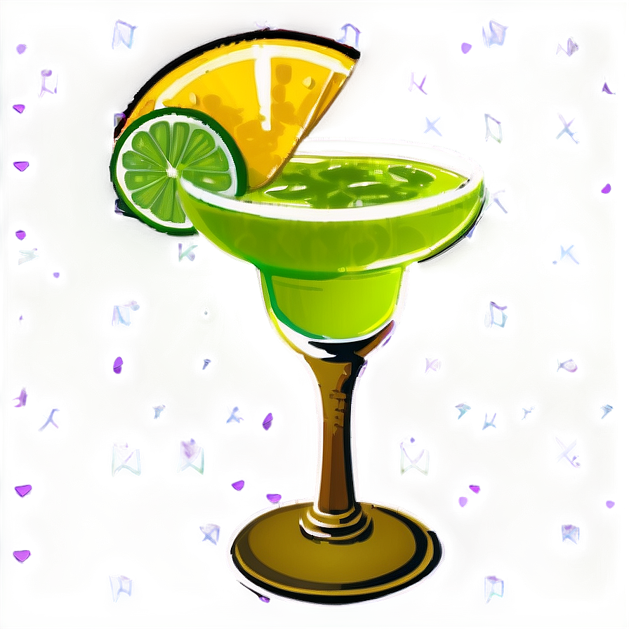 Refreshing Margarita Glass Png 70