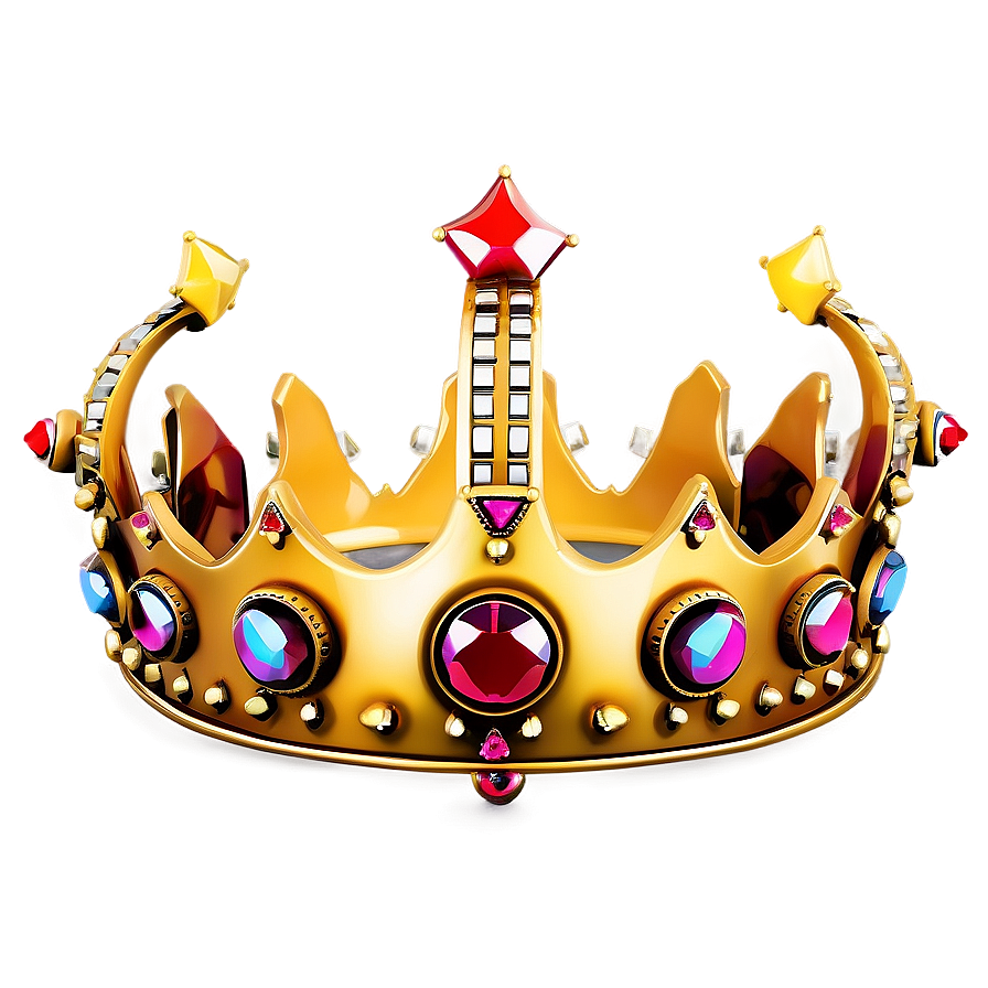 Regal Queen Crown Design Png Emf