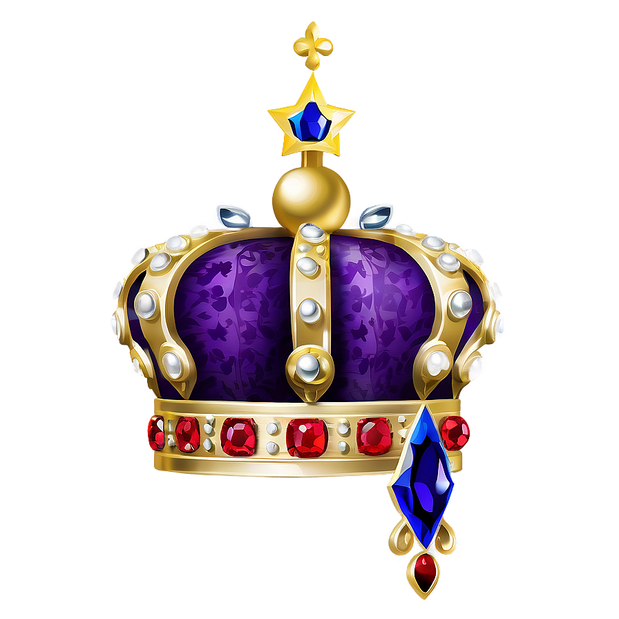 Regal Queen Crown Design Png Mlh21