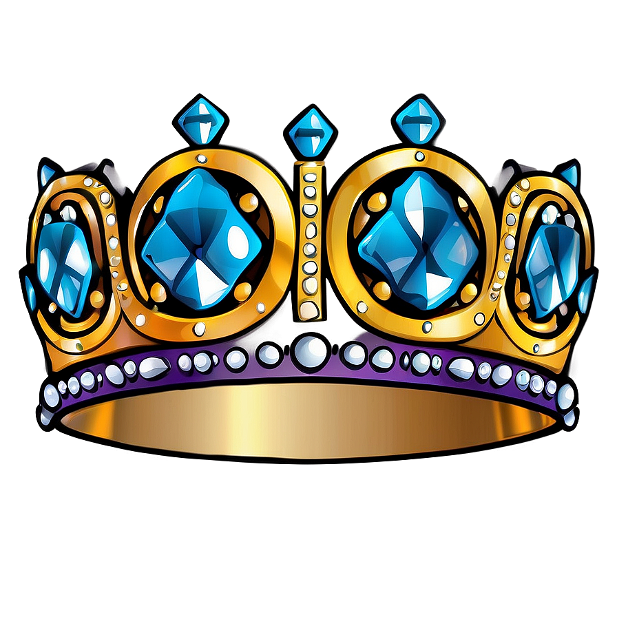 Regal Queen Crown Outline Png 66