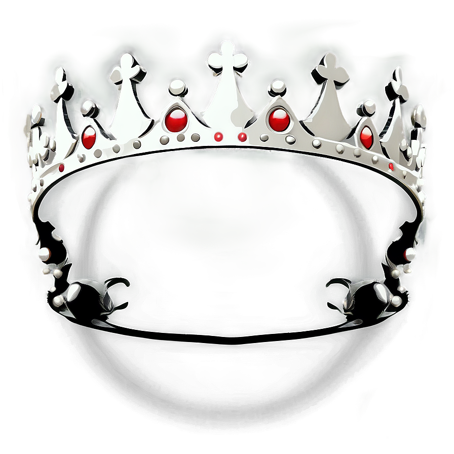 Regal White Crown Clipart Png Gem