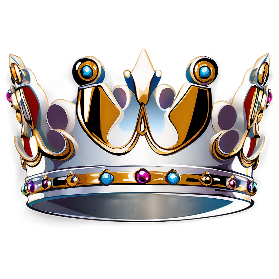 Regal White Crown Clipart Png Gxe