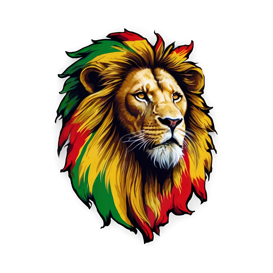 Reggae Rasta Lion Png 06292024