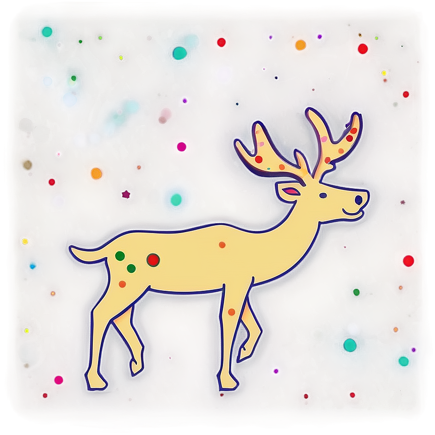 Reindeer Christmas Decor Png 06122024