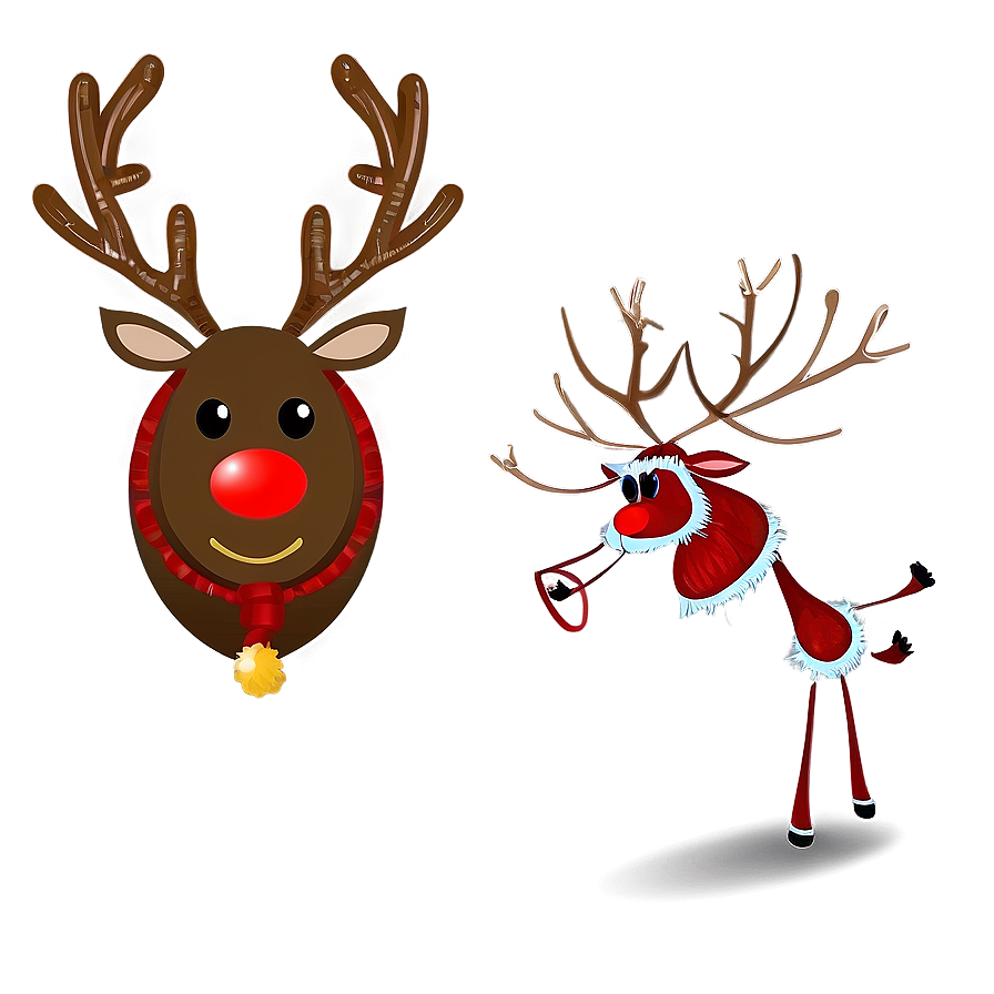 Reindeer Drawing Png 06292024