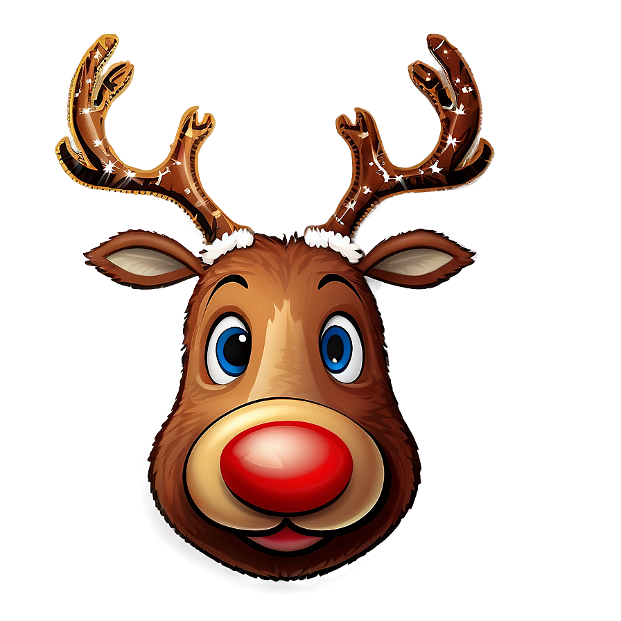 Reindeer Face Clipart Png Xqd94