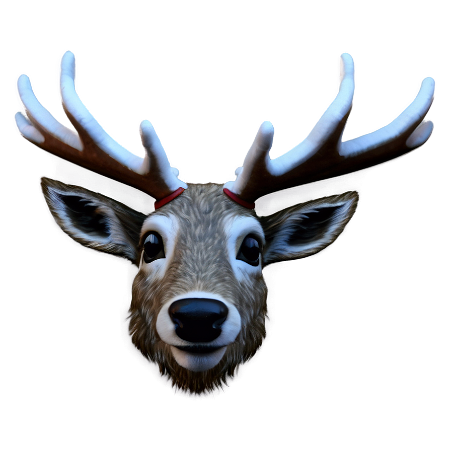 Reindeer Face For Kids Png 06282024