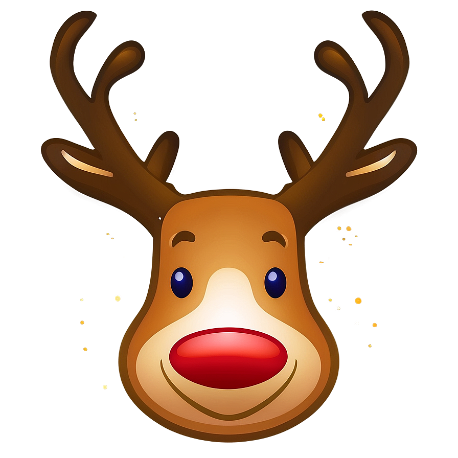 Reindeer Face Icon Png 06282024