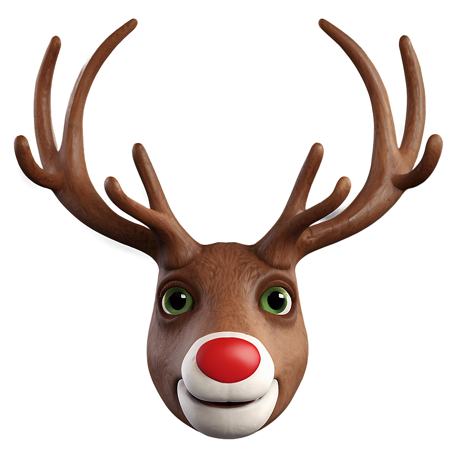 Reindeer Face Mask Png 06282024