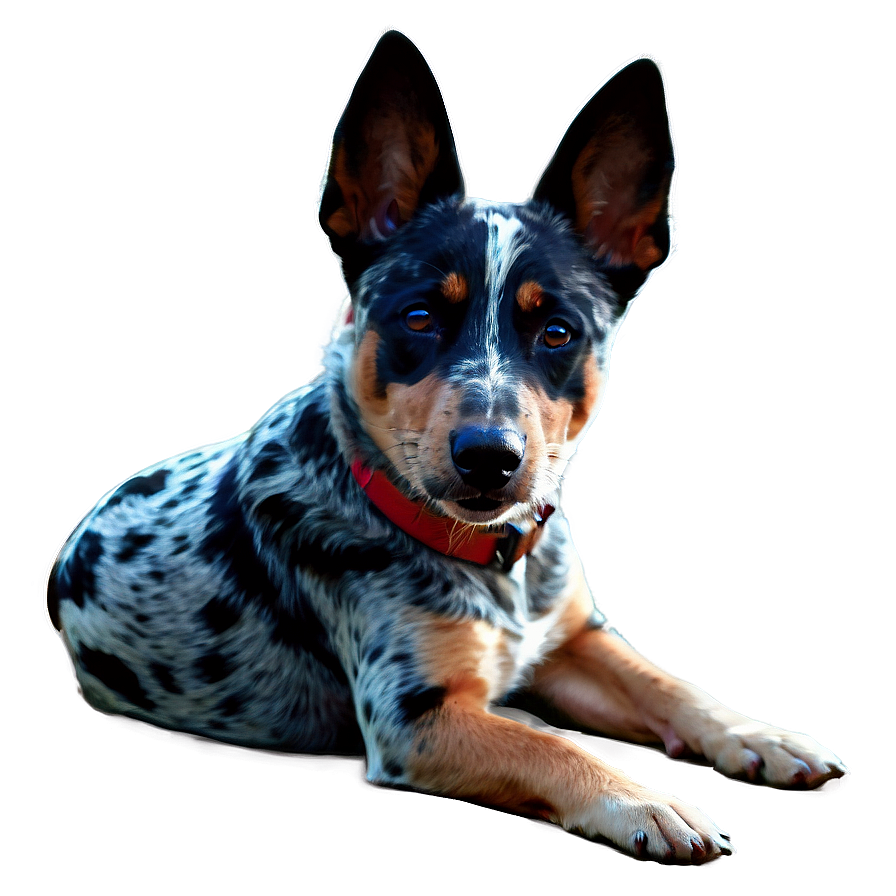 Relaxed Blue Heeler Png 06282024