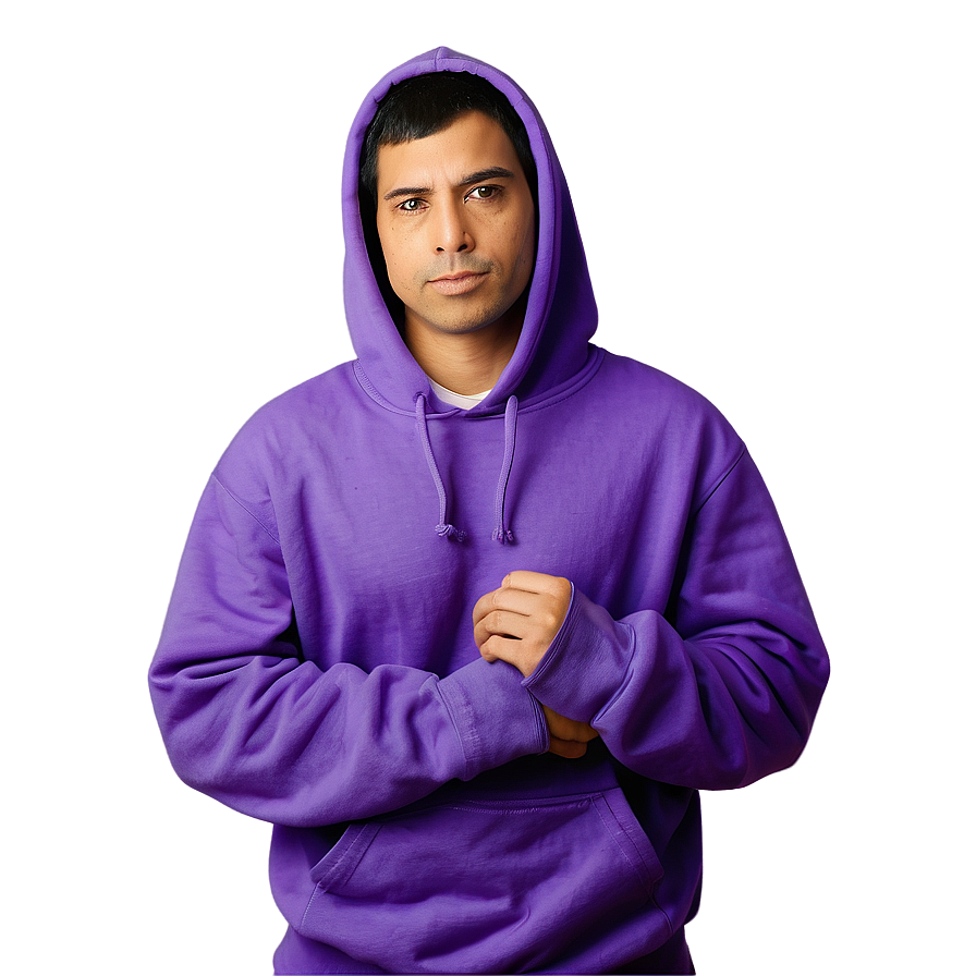 Relaxing Purple Hoodie Template Png 06292024