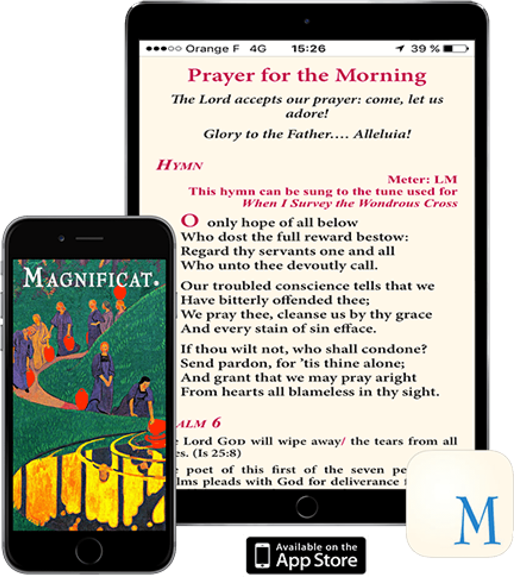 Religious App Interface Mockup