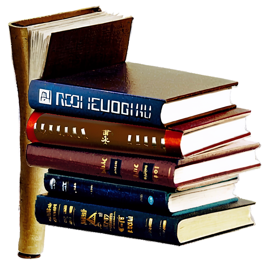 Religious Books Stack Png 05252024