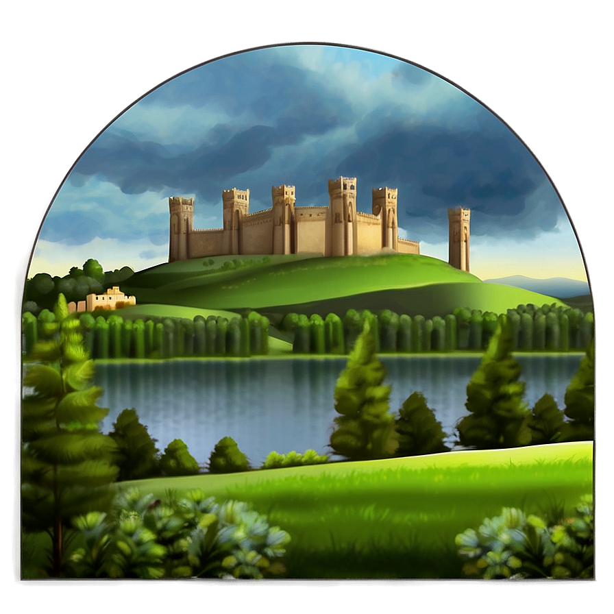 Renaissance Landscape Art Png 2