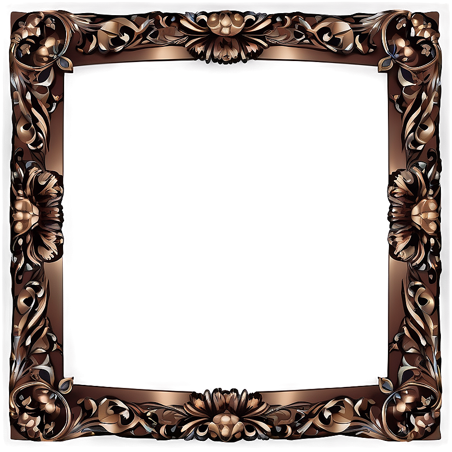 Renaissance Ornate Frame Png 10