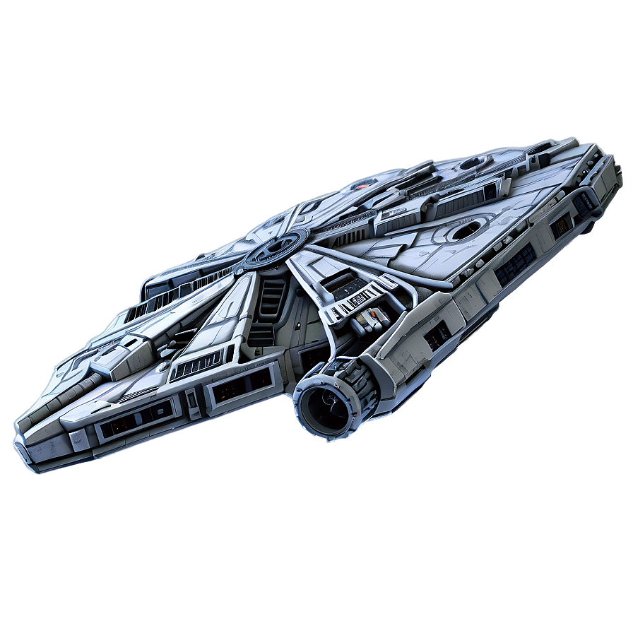 Rendered Millennium Falcon Image Png Kfq21