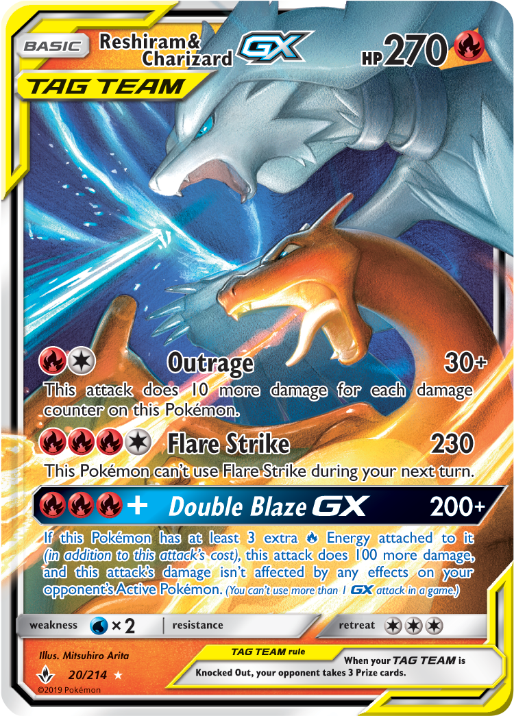 Reshiram_ Charizard_ G X_ Pokemon_ Card