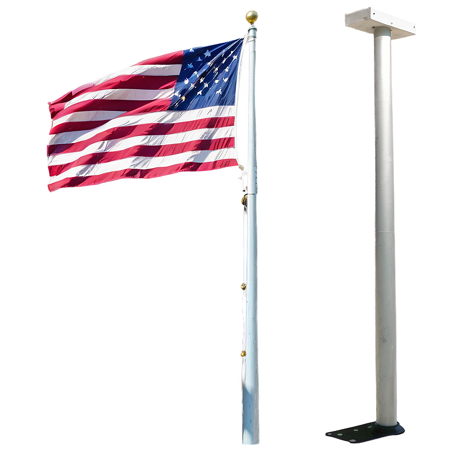 Residential Flagpole Setup Png Upv